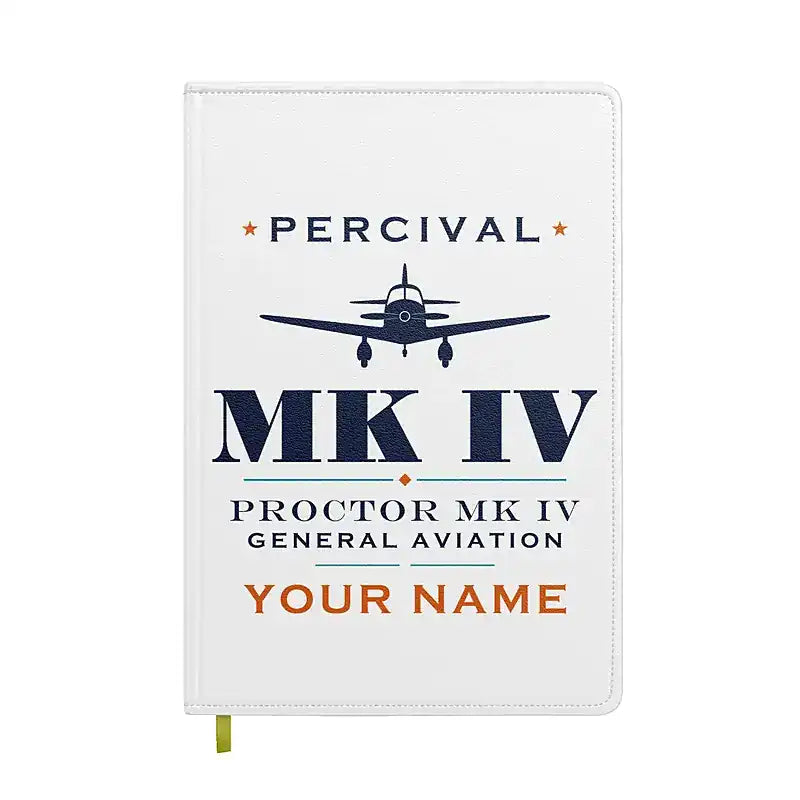 Percival Proctor Mk IV - Heritage + Name - Notebook - White