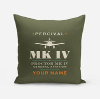 Thumbnail for Percival Proctor Mk IV - Heritage + Name - Pillow - Green Army