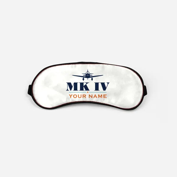 Percival Proctor Mk IV - Heritage + Name - Sleep Mask - White