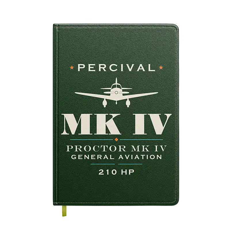 Percival Proctor Mk IV - Heritage - Notebook - Dark Green