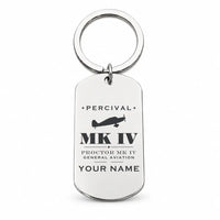 Thumbnail for Percival Proctor Mk IV - Key Chain - Heritage + Name - Silver