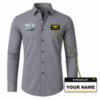 Thumbnail for Percival Proctor Mk IV - Long Sleeve Shirt - Original - Gray + NAME
