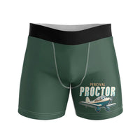 Thumbnail for Percival Proctor Mk IV - Men Boxers - Cartoon - Dark Green
