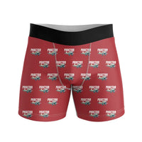 Thumbnail for Percival Proctor Mk IV - Men Boxers - Cartoon Pattern - Red