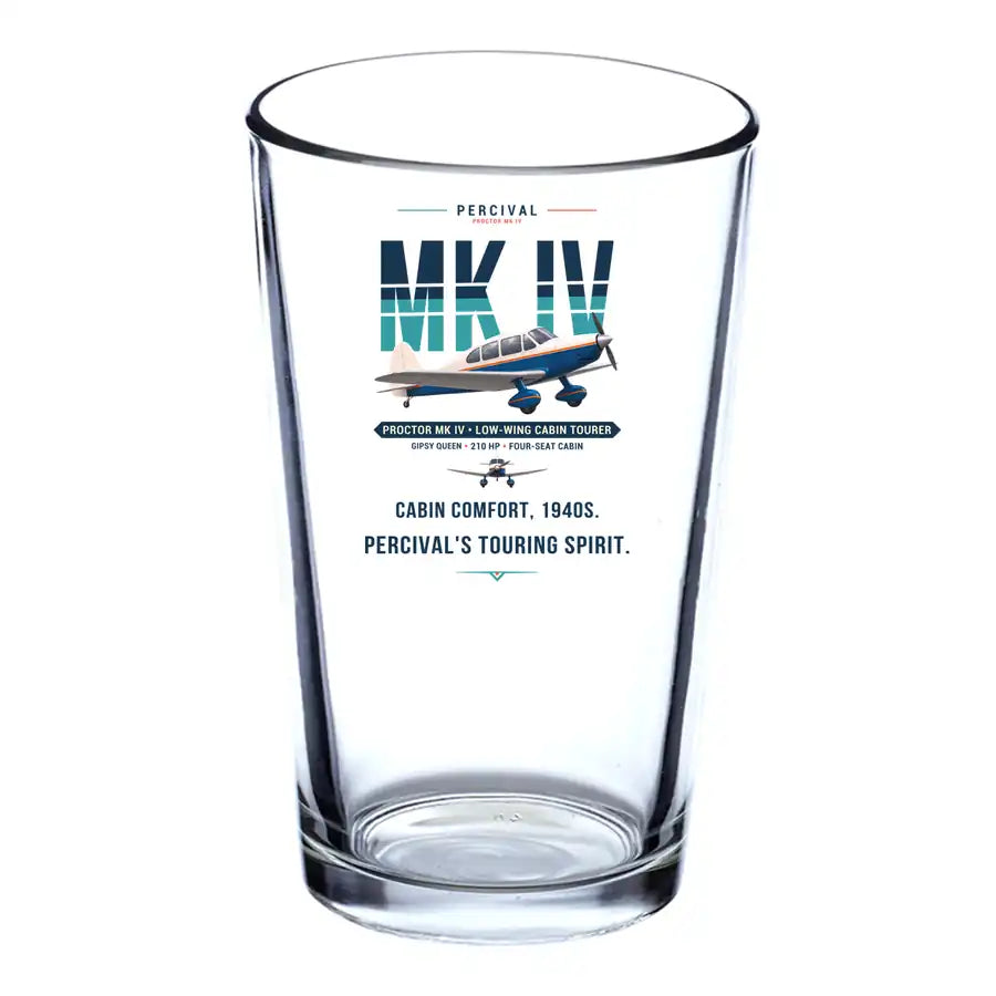 Percival Proctor Mk IV - Original - Beer & Water Glass