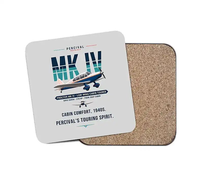 Percival Proctor Mk IV - Original - Coaster - Light Gray