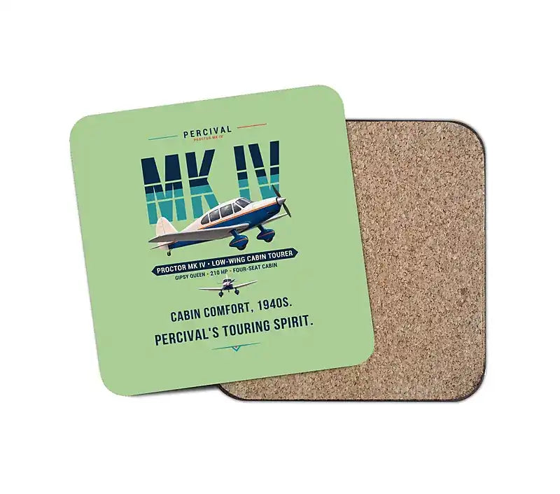 Percival Proctor Mk IV - Original - Coaster - Light Green
