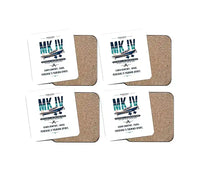 Thumbnail for Percival Proctor Mk IV - Original - Coaster Set - White