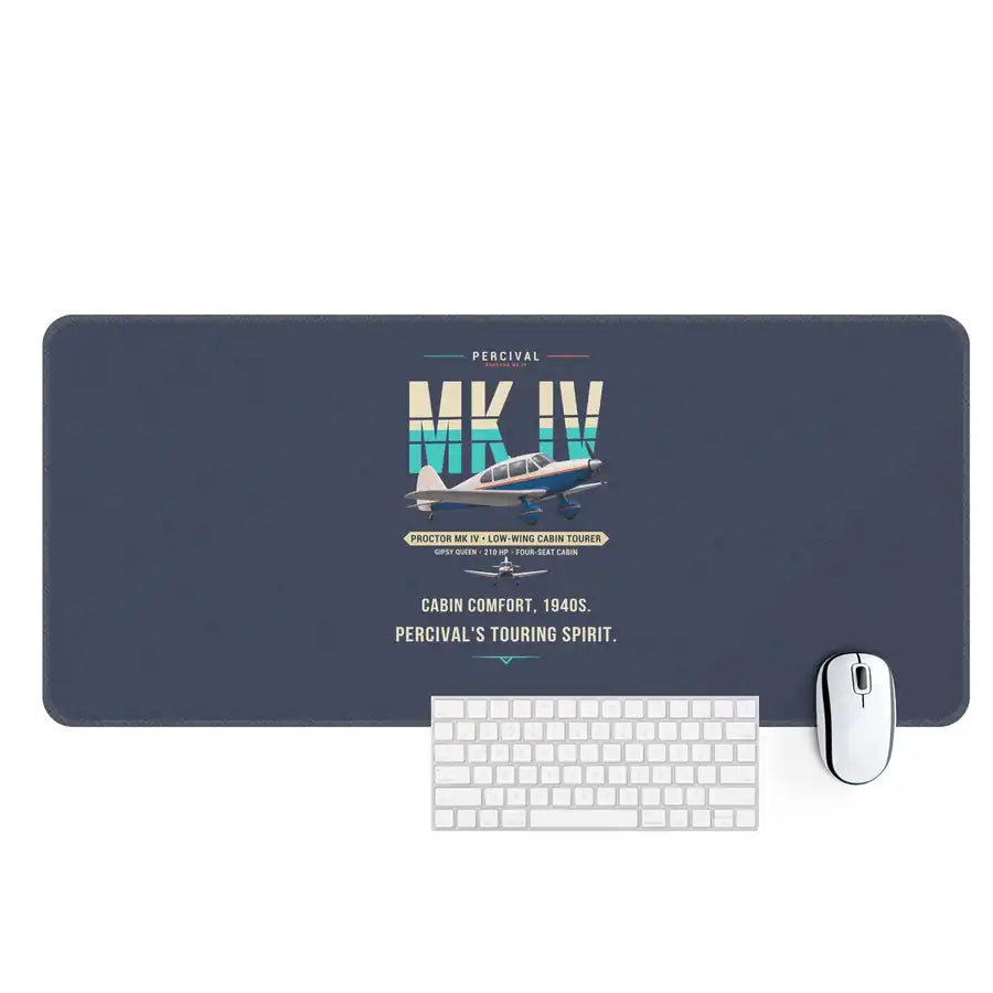 Percival Proctor Mk IV - Original - Desk Mat - Navy Blue