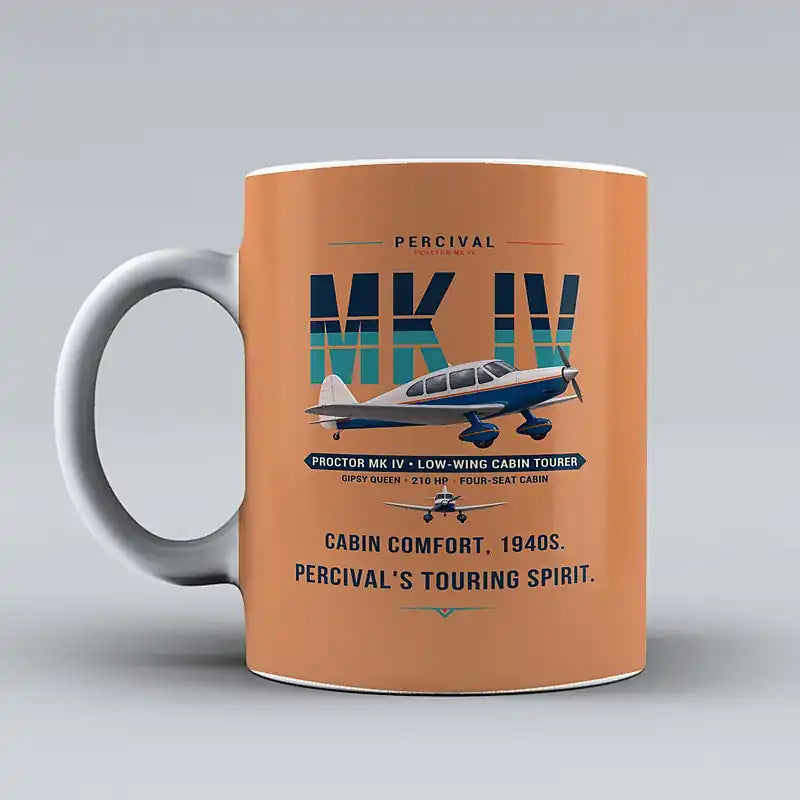 Percival Proctor Mk IV - Original - Mug - Orange
