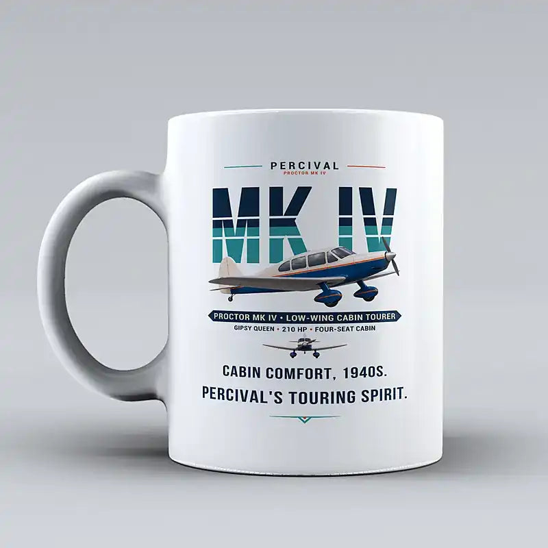 Percival Proctor Mk IV - Original - Mug - White