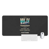 Thumbnail for Percival Proctor Mk IV - Original + Name - Desk Mat - Black