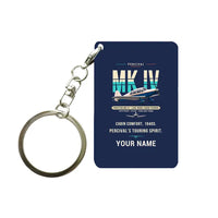 Thumbnail for Percival Proctor Mk IV - Original + Name - Key Chain - Navy Blue