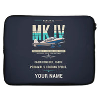 Thumbnail for Percival Proctor Mk IV - Original + Name - Laptop Sleeve