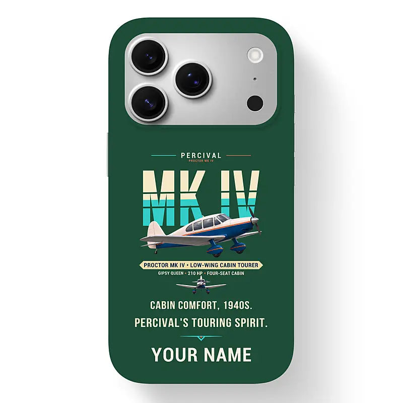Percival Proctor Mk IV - Original + Name - MagSafe iPhone 17 Pro - Dark Green