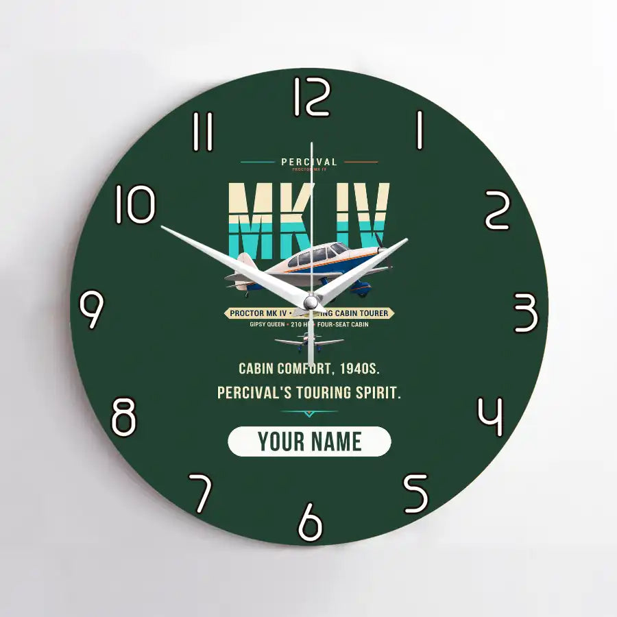 Percival Proctor Mk IV - Original + Name - No Frame - Dark Green