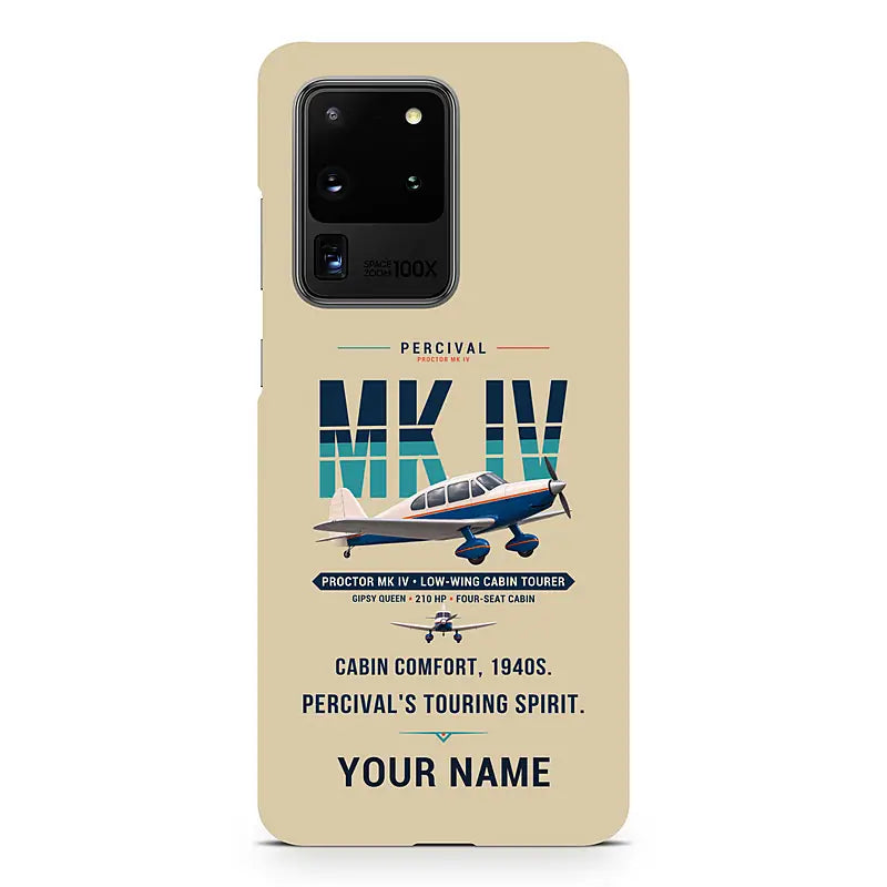 Percival Proctor Mk IV - Original + Name - Samsung Case - Beige