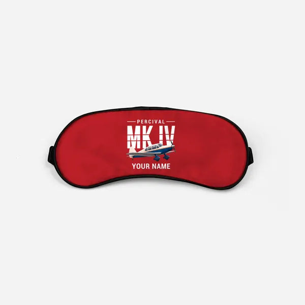 Percival Proctor Mk IV - Original + Name - Sleep Mask - Red
