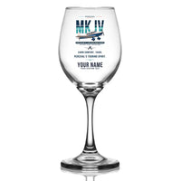 Thumbnail for Percival Proctor Mk IV - Original + Name - Wine Glass