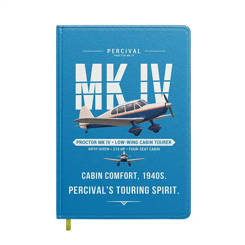 Percival Proctor Mk IV - Original - Notebook - Turquoise