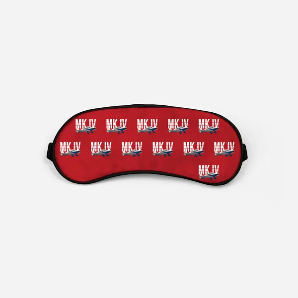 Percival Proctor Mk IV - Original Pattern - Sleep Mask - Red