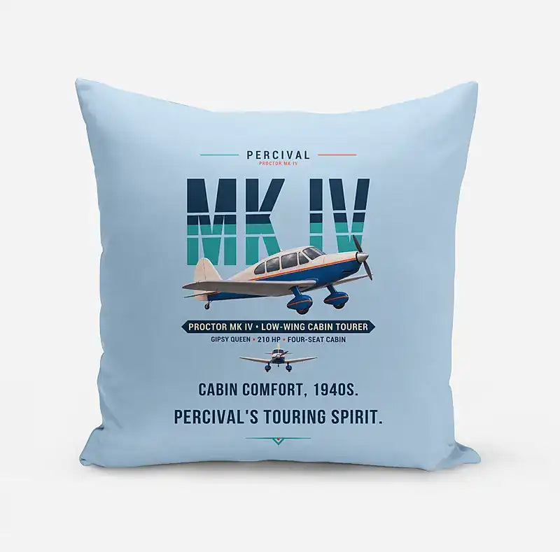 Percival Proctor Mk IV - Original - Pillow - Light Blue