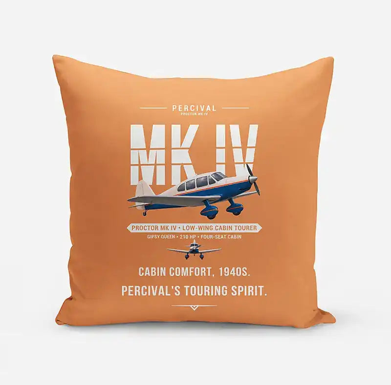 Percival Proctor Mk IV - Original - Pillow - Orange