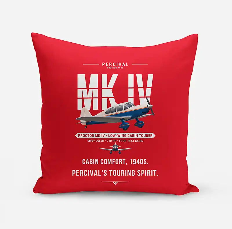 Percival Proctor Mk IV - Original - Pillow - Red