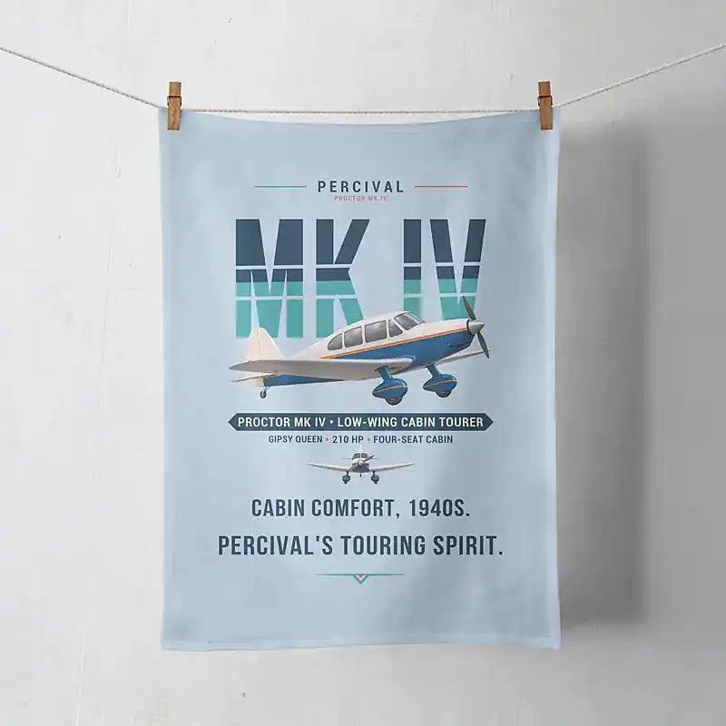 Percival Proctor Mk IV - Original - Towel - Light Blue