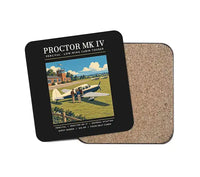 Thumbnail for Percival Proctor Mk IV - Poster - Coaster - Black
