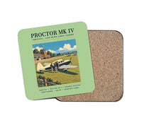 Thumbnail for Percival Proctor Mk IV - Poster - Coaster - Light Green