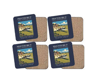 Thumbnail for Percival Proctor Mk IV - Poster - Coaster Set - Navy Blue