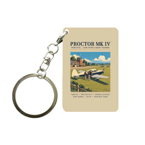 Percival Proctor Mk IV - Poster - Key Chain - Beige