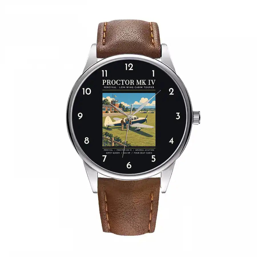 Percival Proctor Mk IV - Poster - Leather Strap - Brown Leather Strap