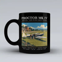 Thumbnail for Percival Proctor Mk IV - Poster - Mug - Black