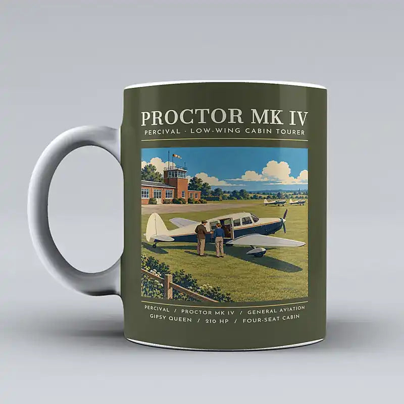 Percival Proctor Mk IV - Poster - Mug - Green Army