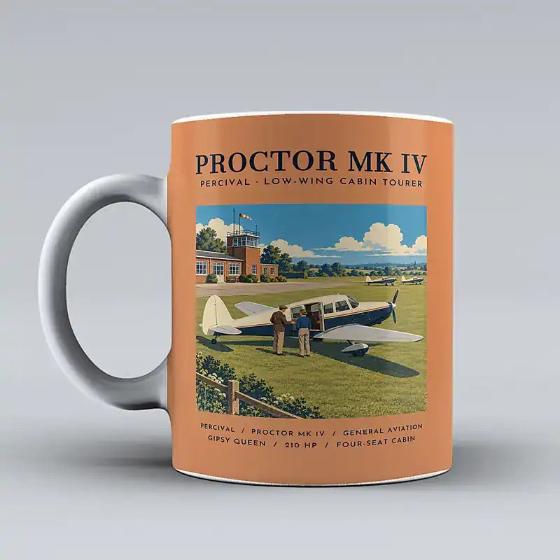 Percival Proctor Mk IV - Poster - Mug - Orange