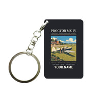Thumbnail for Percival Proctor Mk IV - Poster + Name - Key Chain - Black