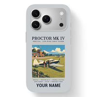 Thumbnail for Percival Proctor Mk IV - Poster + Name - MagSafe iPhone 17 Pro - Light Gray