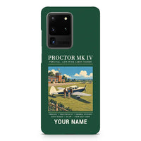 Thumbnail for Percival Proctor Mk IV - Poster + Name - Samsung Case - Dark Green