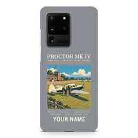 Thumbnail for Percival Proctor Mk IV - Poster + Name - Samsung Case - Gray