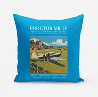 Thumbnail for Percival Proctor Mk IV - Poster - Pillow - Turquoise