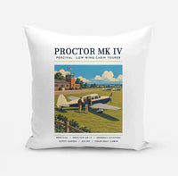 Thumbnail for Percival Proctor Mk IV - Poster - Pillow - White