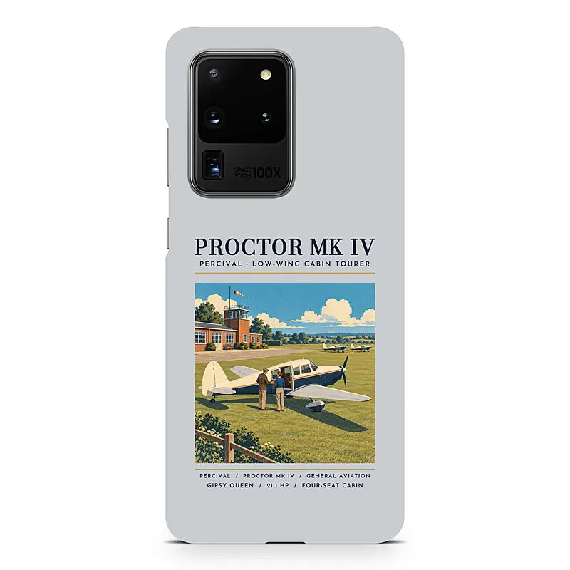 Percival Proctor Mk IV - Poster - Samsung Case - Light Gray