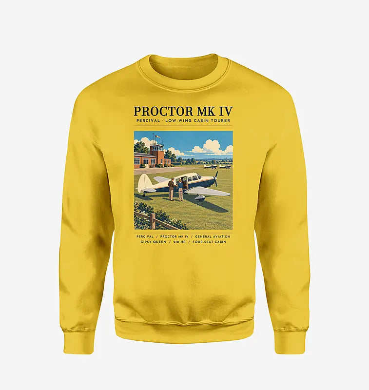 Percival Proctor Mk IV - Poster - Sweatshirt - Yellow