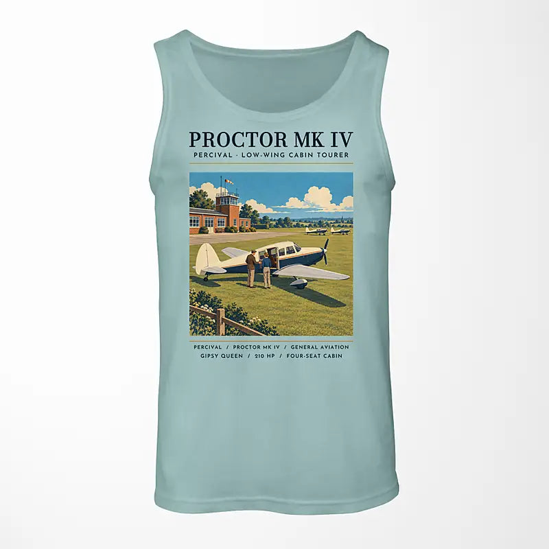 Percival Proctor Mk IV - Poster - Tank Top - Light Green