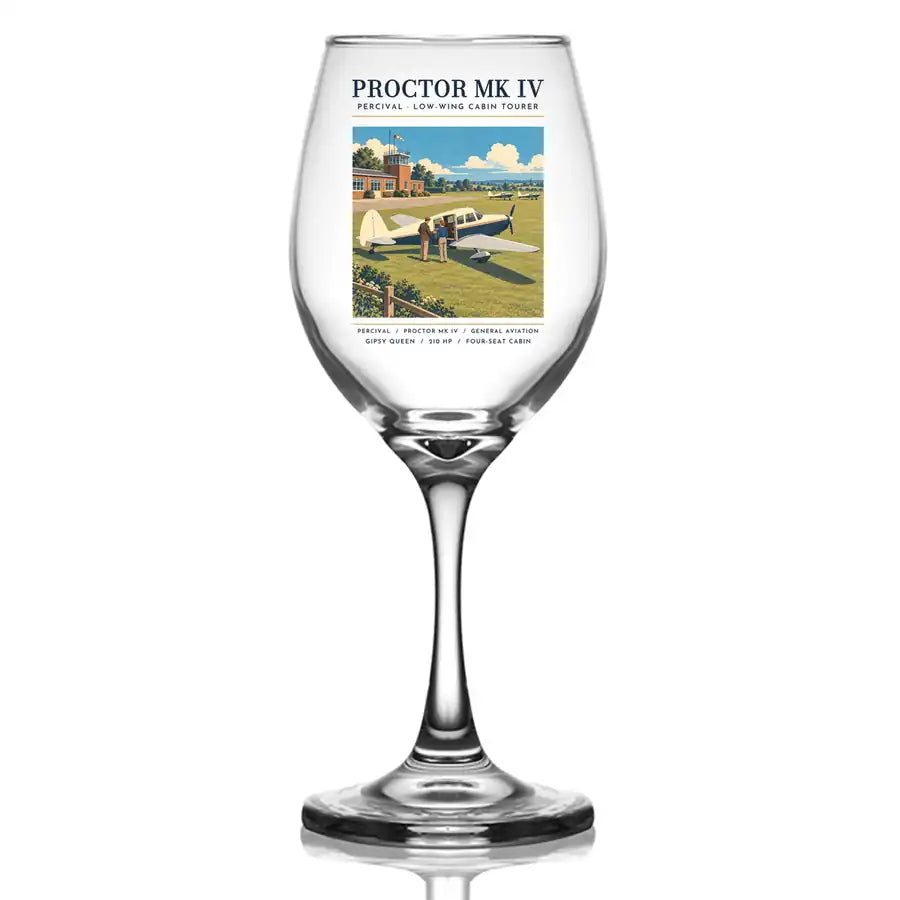 Percival Proctor Mk IV - Poster - Wine Glass