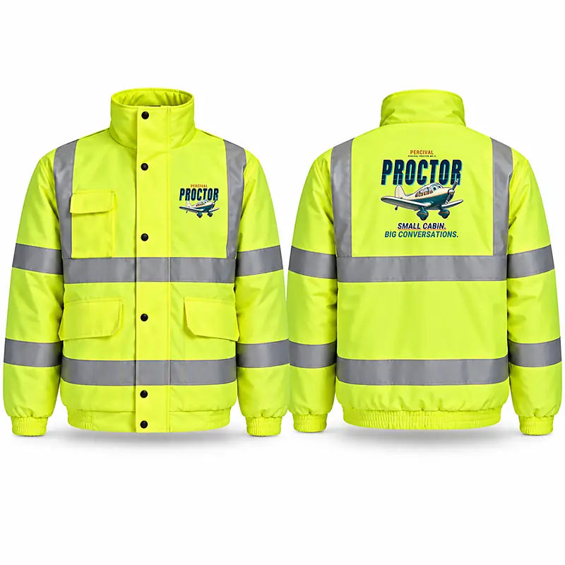Percival Proctor Mk IV Reflective Winter Jackets - Cartoon - Fluorescent Yellow