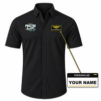 Thumbnail for Percival Proctor Mk IV - Short Sleeve Shirt - Cartoon - Black + NAME