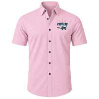 Thumbnail for Percival Proctor Mk IV - Short Sleeve Shirt - Cartoon - Pink